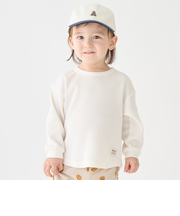 【プティプラ】ワッフル長袖T