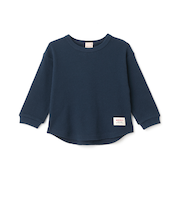 【プティプラ】ワッフル長袖T