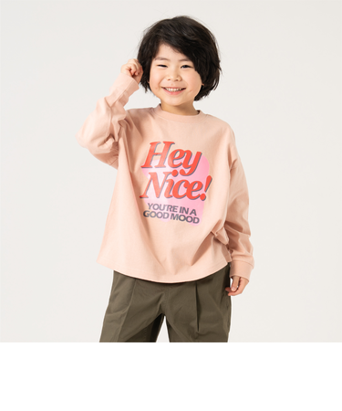 【親子リンク】【綿100%】【365D】ストリートロゴロンT