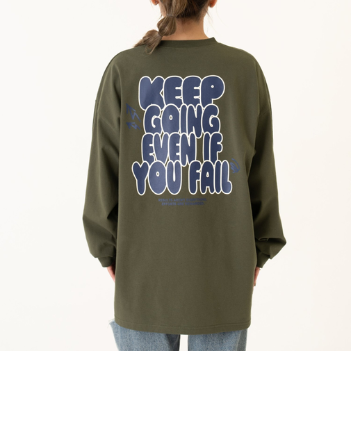 【親子リンク】【DAD】蛍光カラーロゴロンT