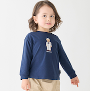 【TeddyBear】刺しゅう長袖Tシャツ