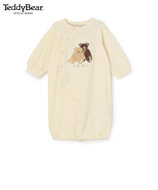 【TeddyBear】アップリケ2WAYオール