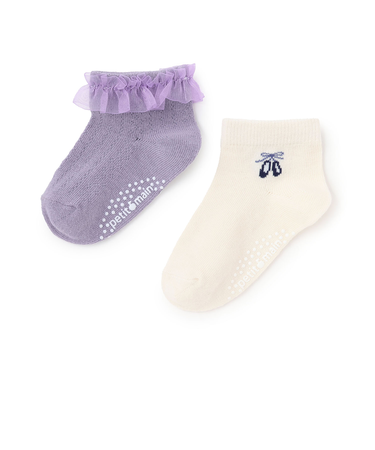 バレエショートソックス2P