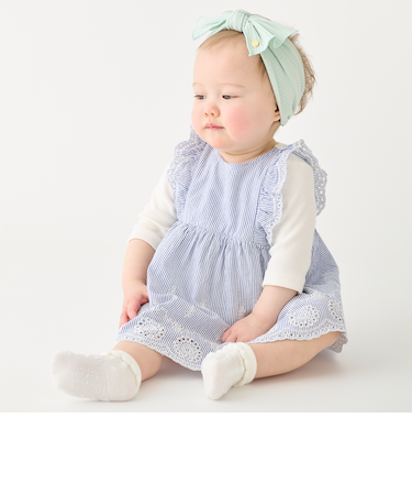 【リンク】ドッキングOP7分袖ロンパース