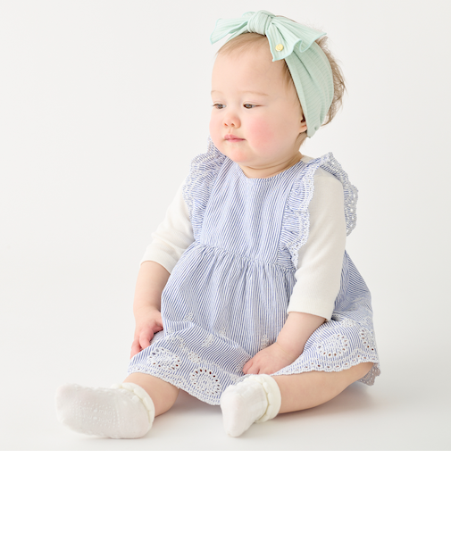 【リンク】ドッキングOP7分袖ロンパース