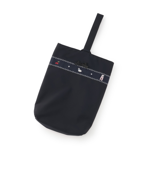 【通園・通学グッズ】GIRLS刺しゅうシューズバッグ