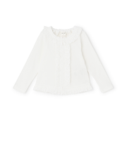 【リンク】レースフリルテレコ長袖Tシャツ