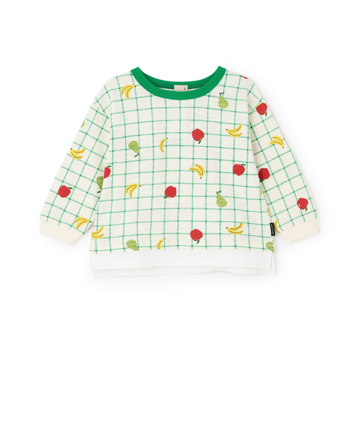 【防汚】マルチ柄長袖Tシャツ