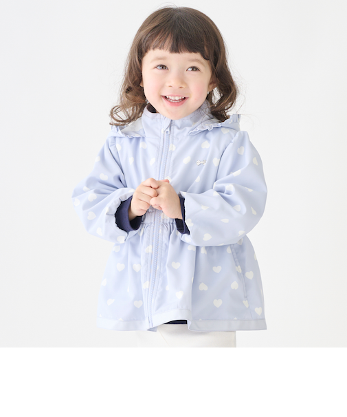 【撥水加工】ペプラムウィンブレ