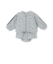 【リンク】花柄ZIP&スカパンセットアップ