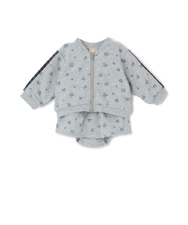 【リンク】花柄ZIP&スカパンセットアップ