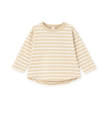 【食品防汚】ボーダー長袖Tシャツ