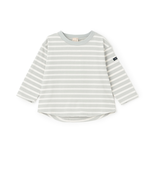 【食品防汚】ボーダー長袖Tシャツ