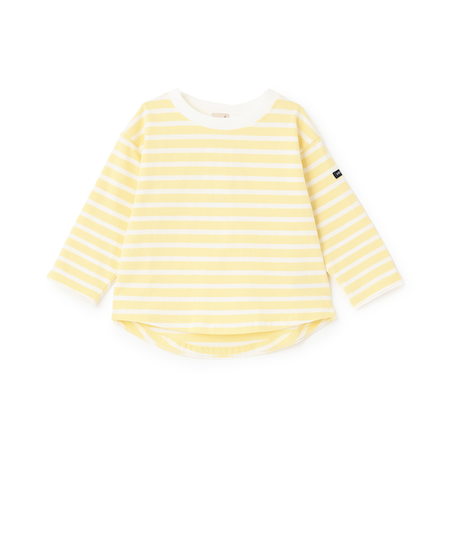 【食品防汚】ボーダー長袖Tシャツ