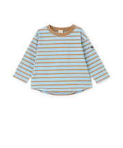 【食品防汚】ボーダー長袖Tシャツ