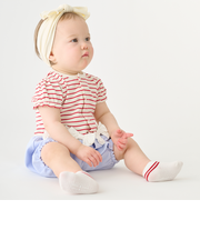 リボンつきボーダー切り替え2wayオール