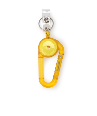 リール付きカラフルカラビナ