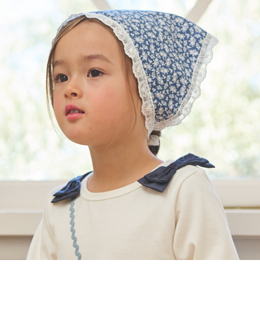 レースつきバブーシュカ/L