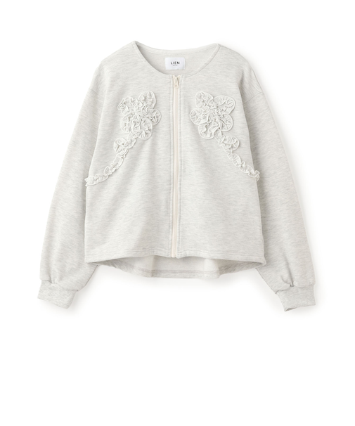 【リンク/防汚】フリルモチーフハオリ