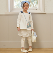 裾フリルレギンスつきスカート