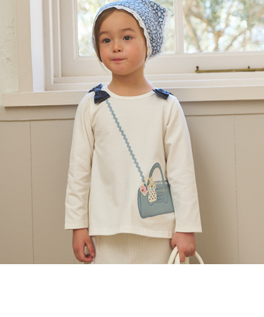 ミニバッグ長袖Tシャツ