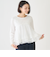 オーガンジードッキング長袖Tシャツ