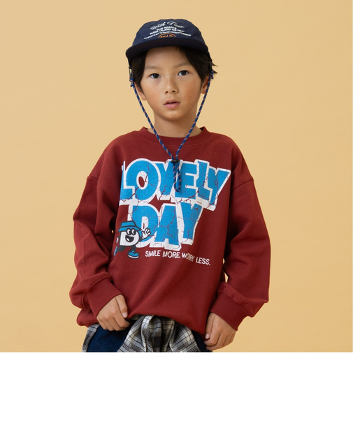 紐付きししゅうカラーキャップ