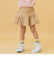 プリーツカーゴキュロット