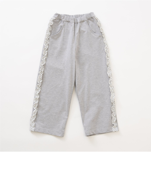 サイドガラフリルスウェットパンツ