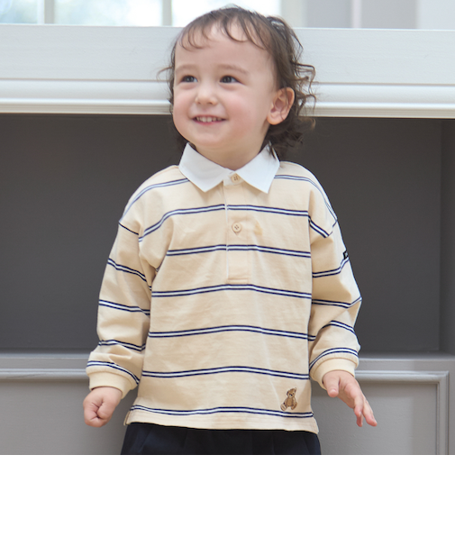 【リンク】ボーダーラガー長袖Tシャツ