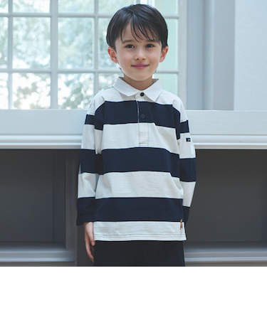 【リンク】ボーダーラガー長袖Tシャツ