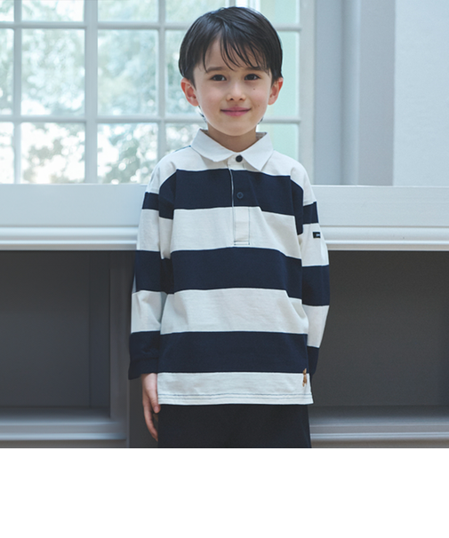 【リンク】ボーダーラガー長袖Tシャツ