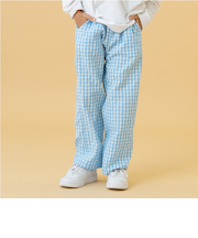 ギンガムチェックリラックスパンツ