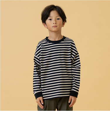 【365D】アソートマルチボーダーロンT