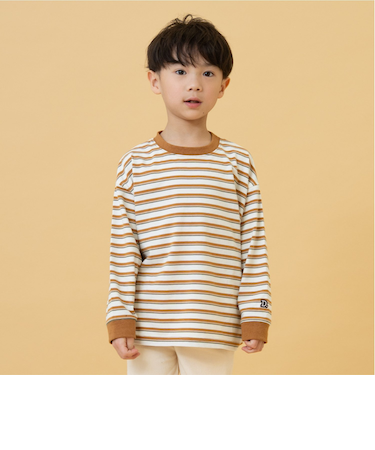 【365D】アソートマルチボーダーロンT