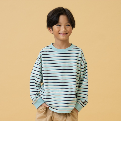 【365D】アソートマルチボーダーロンT