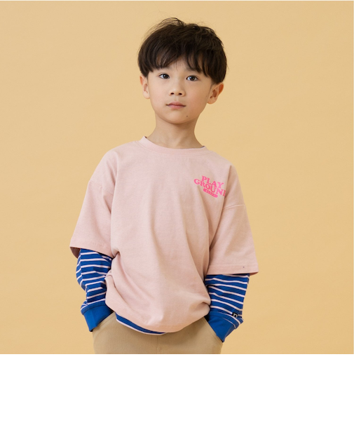 【2Pセット】3WAYプリントTシャツ