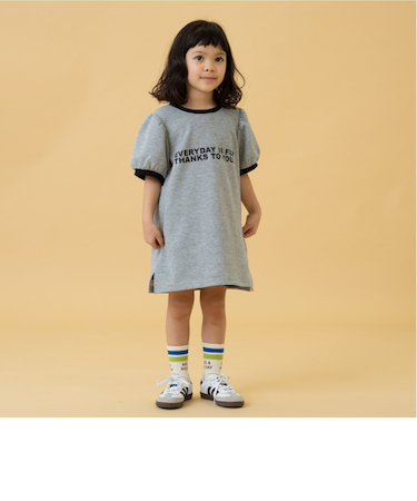 鹿の子リンガーワンピース