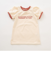 鹿の子リンガーワンピース