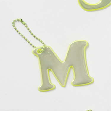 あんしんアルファベットリフレクターチャーム(黄色)