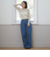 バレルレッグデニムパンツ