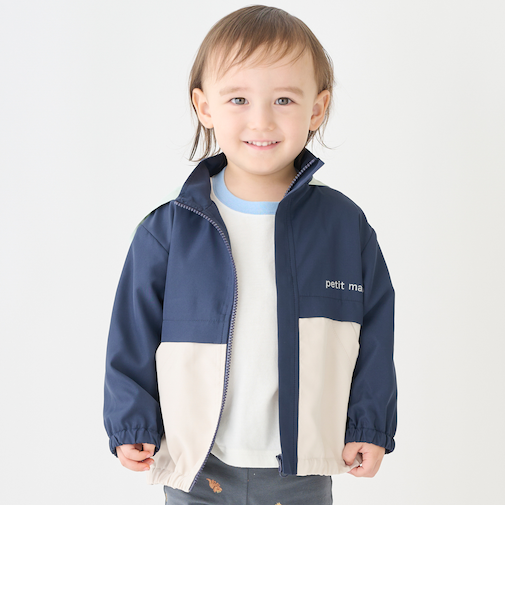 【撥水加工】配色ウィンブレ