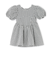 【リンク】袖パフペプラムワンピース