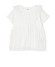 【親子リンク】チュールフリルチュニック