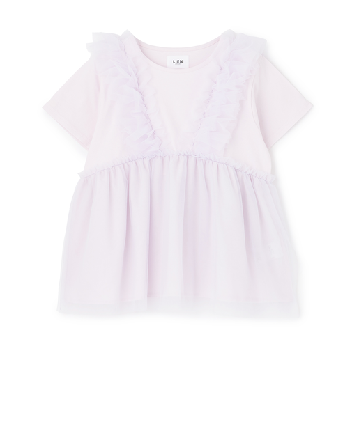 【親子リンク】チュールフリルチュニック