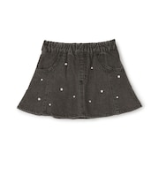 パールデニムフレアスカパン