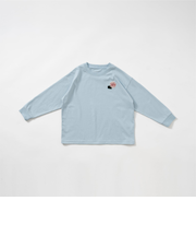 【綿100%】【365D】ワンポイントししゅうロンT