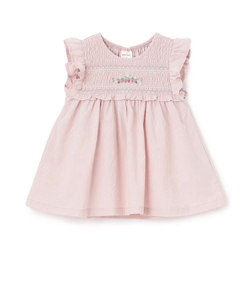 【リンク】いちご刺しゅうシャーリングチュニック