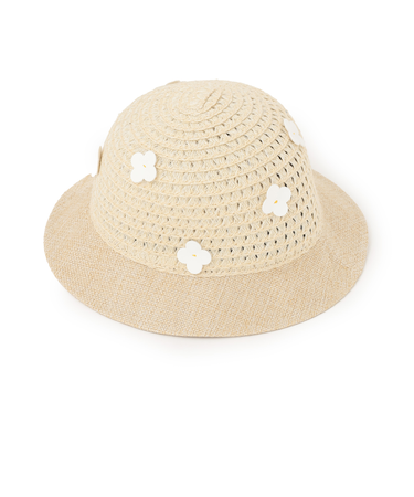 【リンク】お花つき雑材ハット