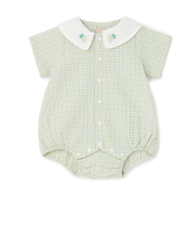 フルーツ衿ロンパース